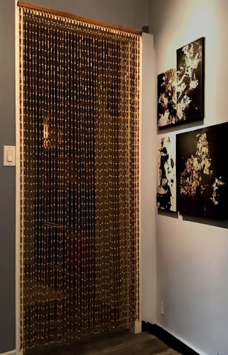 Hand Made Bamboo/Wood Beaded Curtain