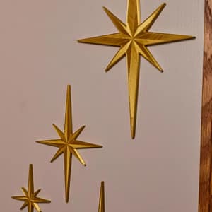 Mid Century Starburst Wall Art